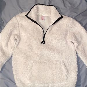 Kids Sherpa zip up hoodie